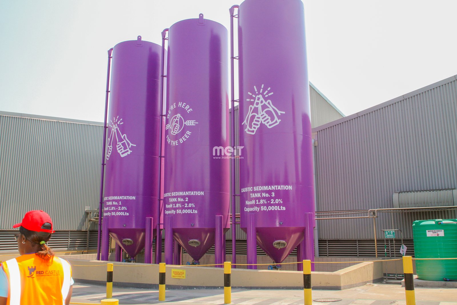 Branded storage tank finishing