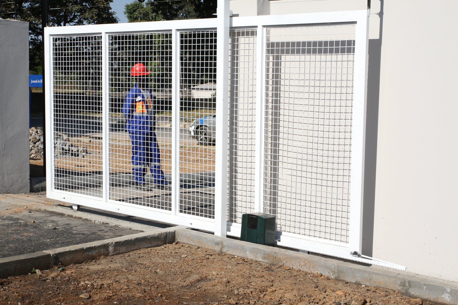 Automated security gate installation